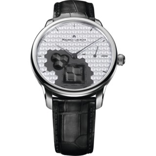 Replica Maurice Lacroix Watch Masterpiece Roue Carree Seconde Cube Steel MP7158-SS001-909